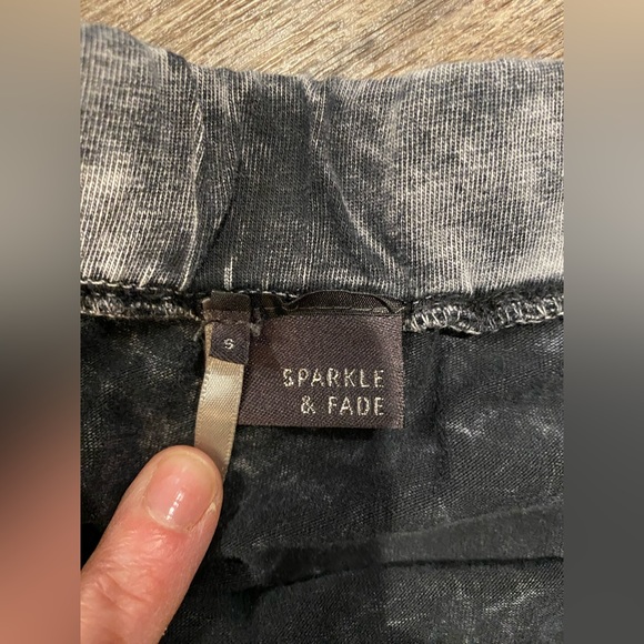 Urban outfitters Sparkle & Fade Acid-Wash Flounce-Hem Skirt small Anthropologie - Picture 2 of 8